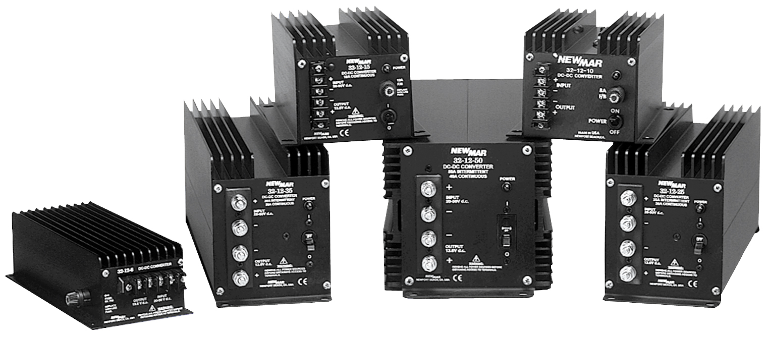 Newmar's DC-DC Converter Standard Series,24V and 32V DC, 3 - 50 Amps