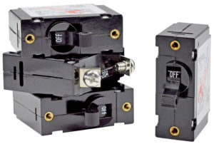 A frame single double pole circuit breakers Newmar DC Power Onboard 